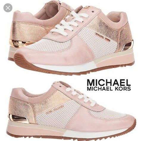 michael kors kette rosen gold|Michael Kors leather sneakers.